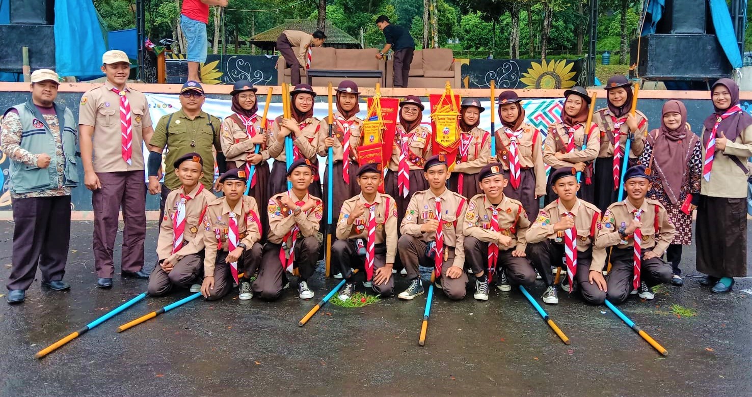 Goes to LT-IV Bandung, Pramuka Penggalang MTsN 7 Kuningan Juara I LT-III Kuningan
