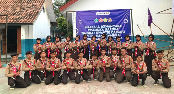27 SISWA MTSN 7 KUNINGAN BERJUANG RAIH PREDIKAT PRAMUKA GARUDA